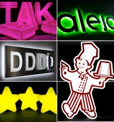 litery 3D, kasetony, reklama przestrzenna, reklama przestrzenna LED BRANDEKOR producent reklamy podświetlanej
