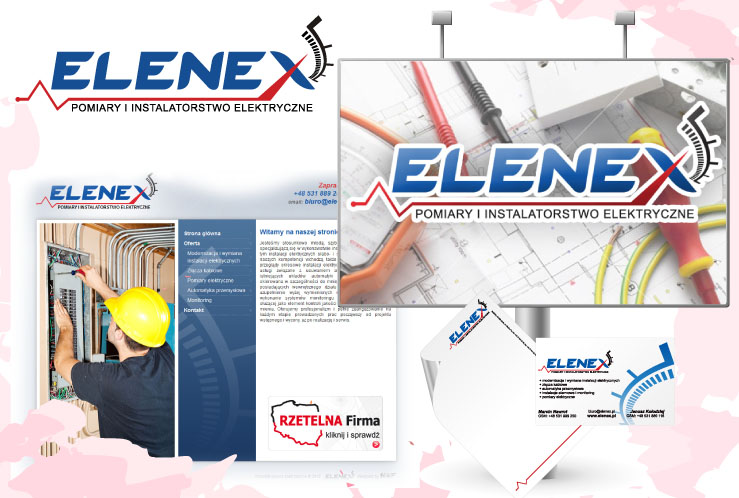Identyfikacja wizualna firmy ELENEX