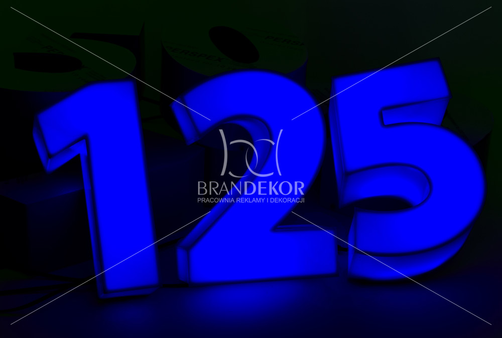 Podświetlane Logo 3D w kształcie herbu - Rich& Royal