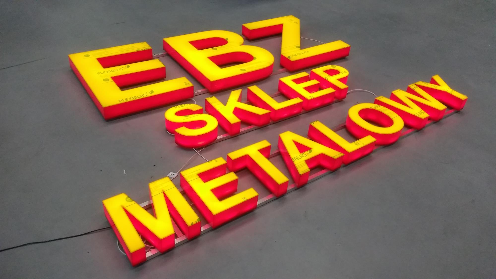 Litery 3D - EBZ SKLEP METALOWY