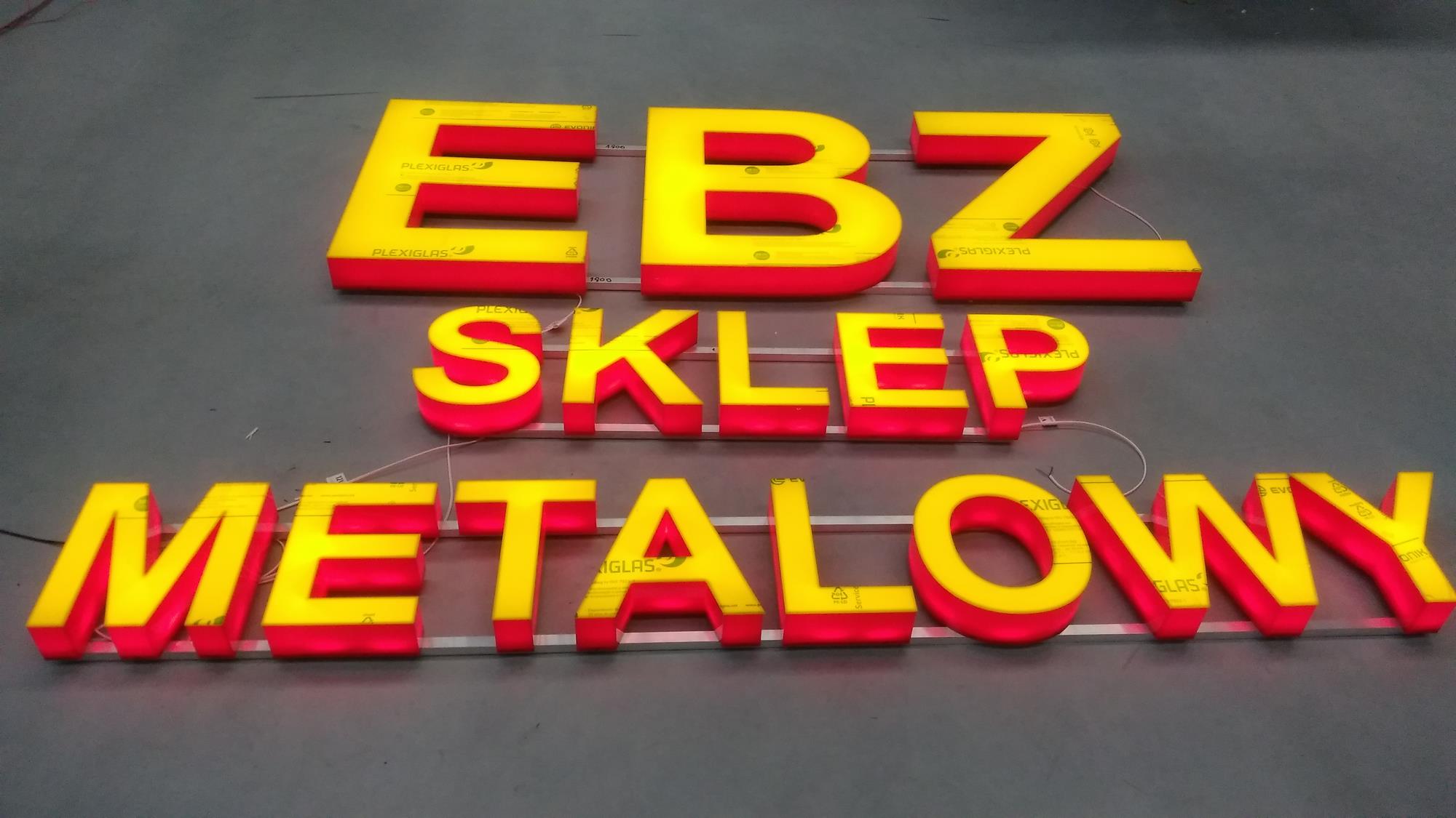 Litery 3D - EBZ SKLEP METALOWY