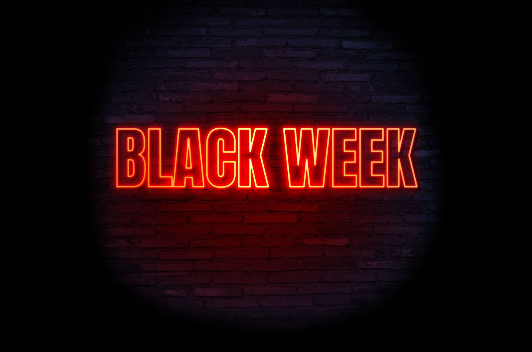 Black Week w wyjątkowo transparentnym klimacie i czarnym kolorze